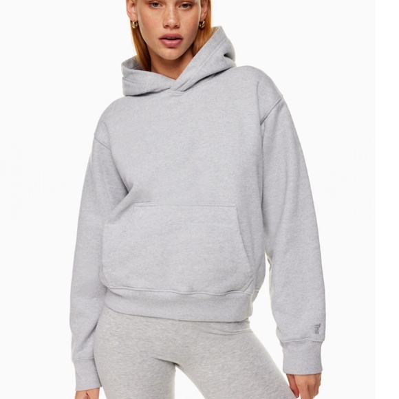 Aritzia TNA Extra Fleece Perfect Hoodie - Size XS Black Color - Picture 3 of 3